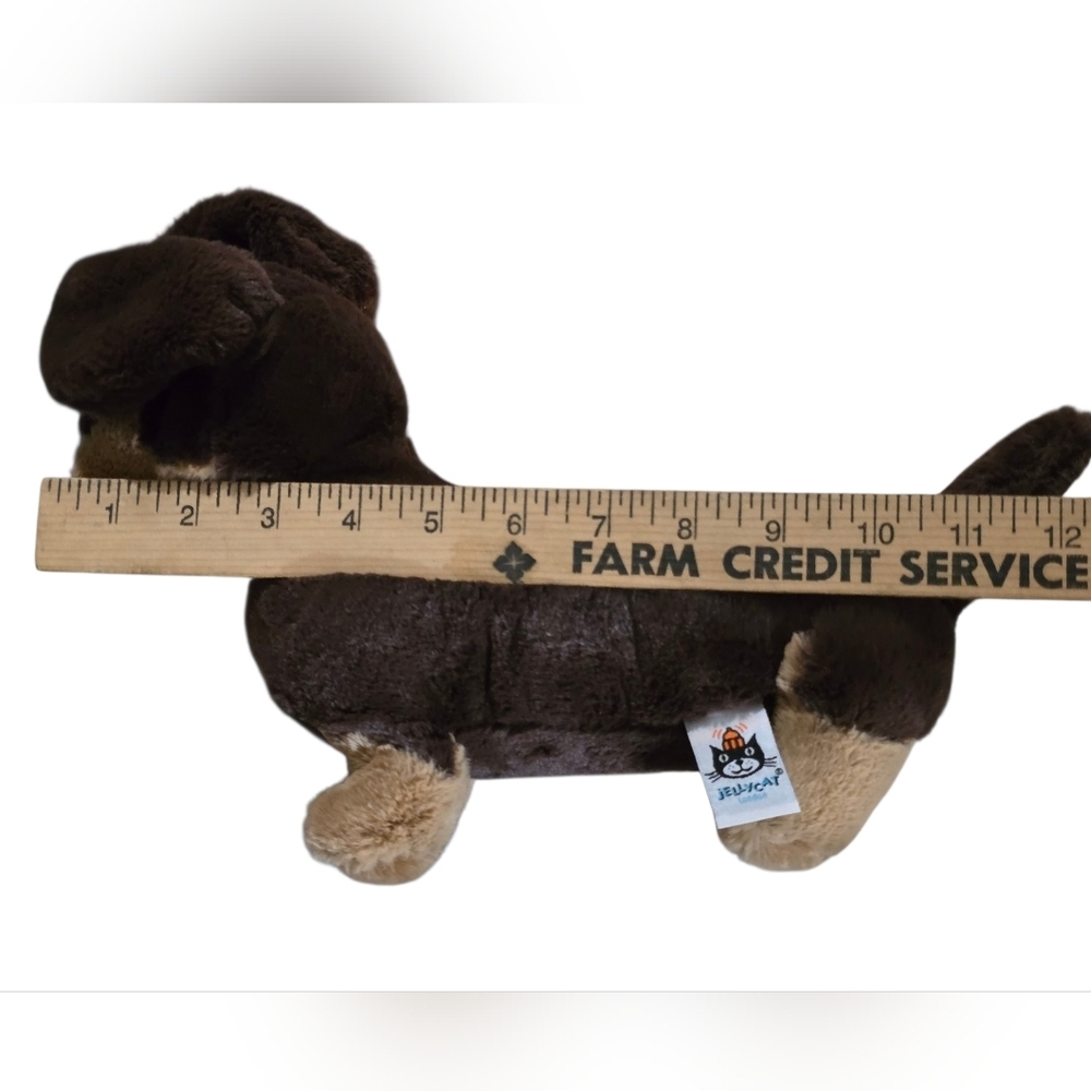 Jellycat Otto Sausage Dog Dachshund Stuffed Animal Plushie - Picture 4 of 5